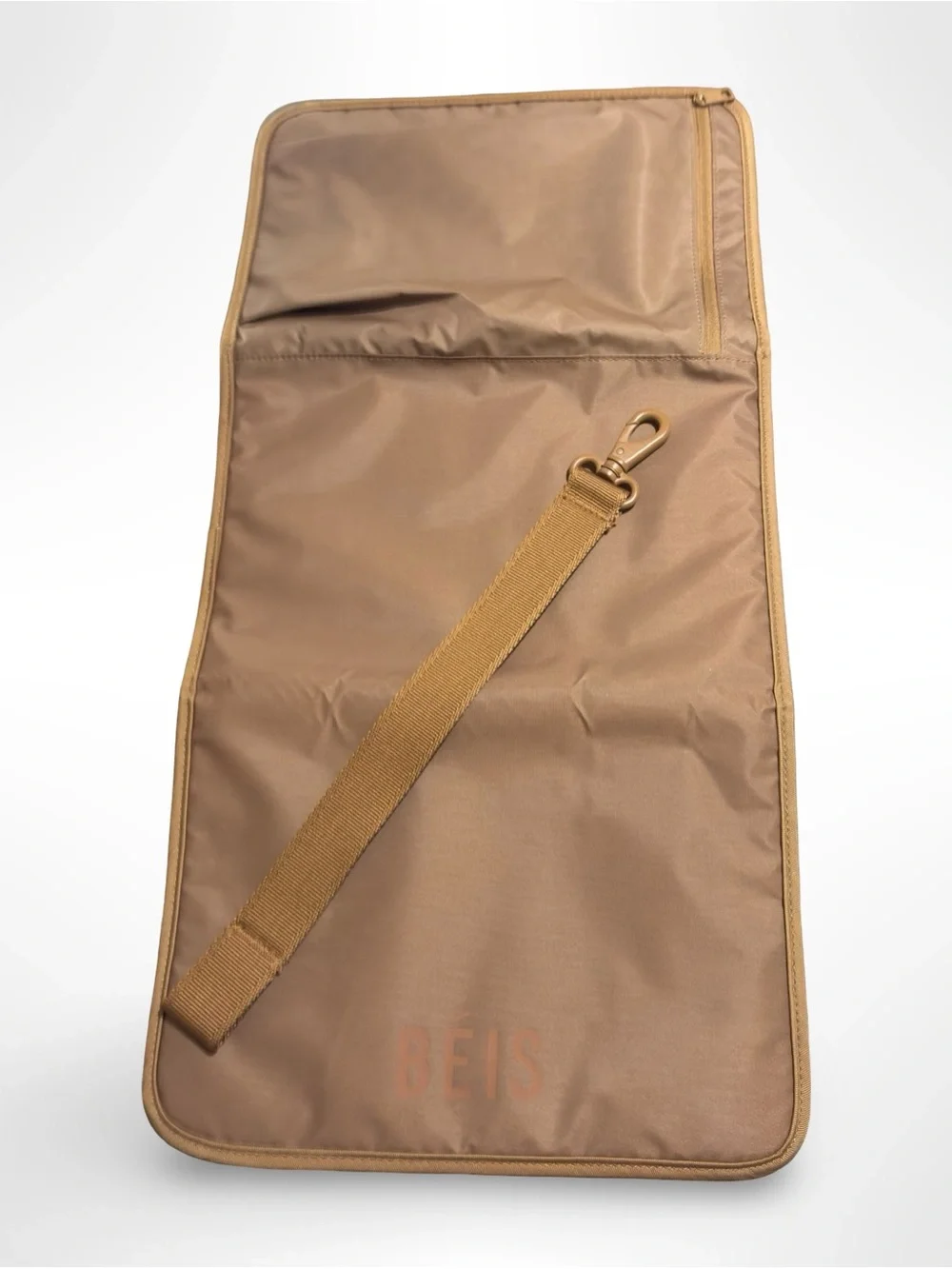 BÉIS Portable Baby Changing Mat Pad Tan Beige Travel Diaper Station